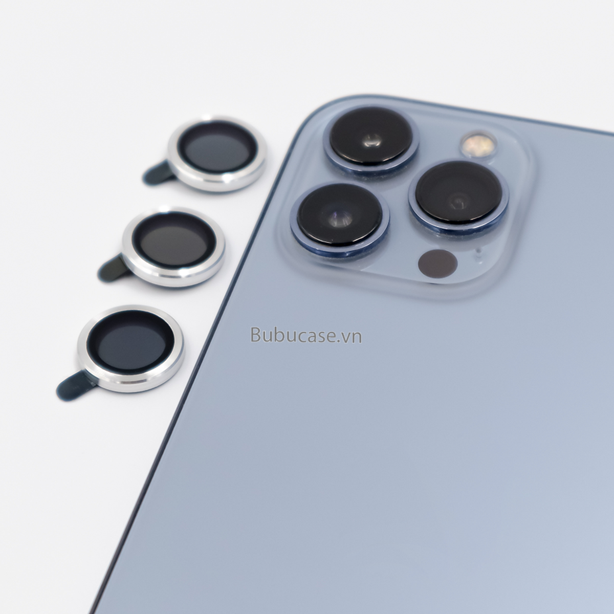 Vòng Bảo Vệ Dành Cho Camera iPhone 13 / 13 Mini / 13 Pro / 13 Promax - Khung Kim Loại, Công Nghệ Nano bảo vệ 5 lớp, Chống Bụi, Chống Trầy Xước