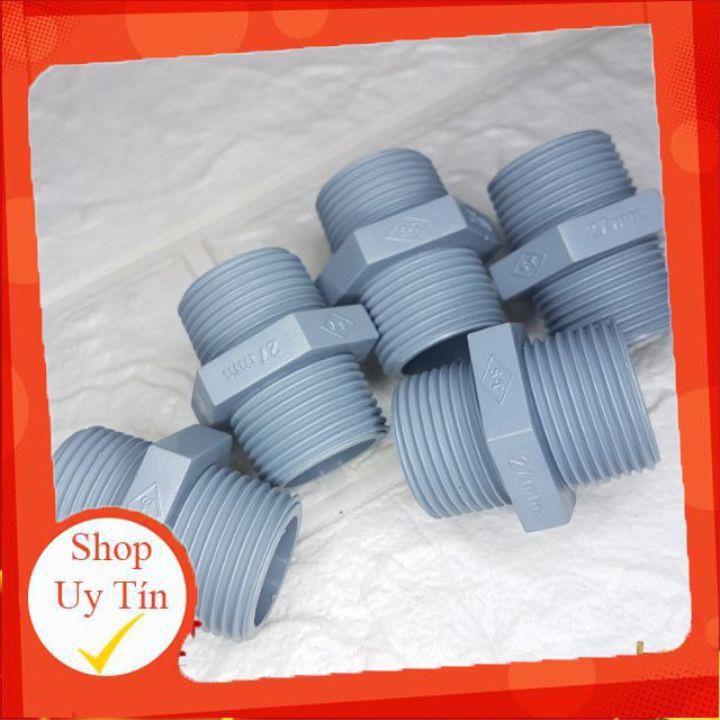Kép nhựa nhiều size , Nổi ren 2 đầu ngoài