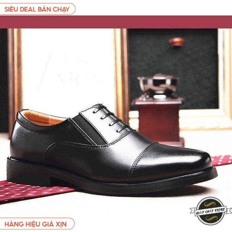 Giày Nam Công Sở Lịch Lãm Kiểu Dáng Giả Dây Cột Phù Hợp Mọi Lứa Tuổi size 39 đến 43 SQOTH