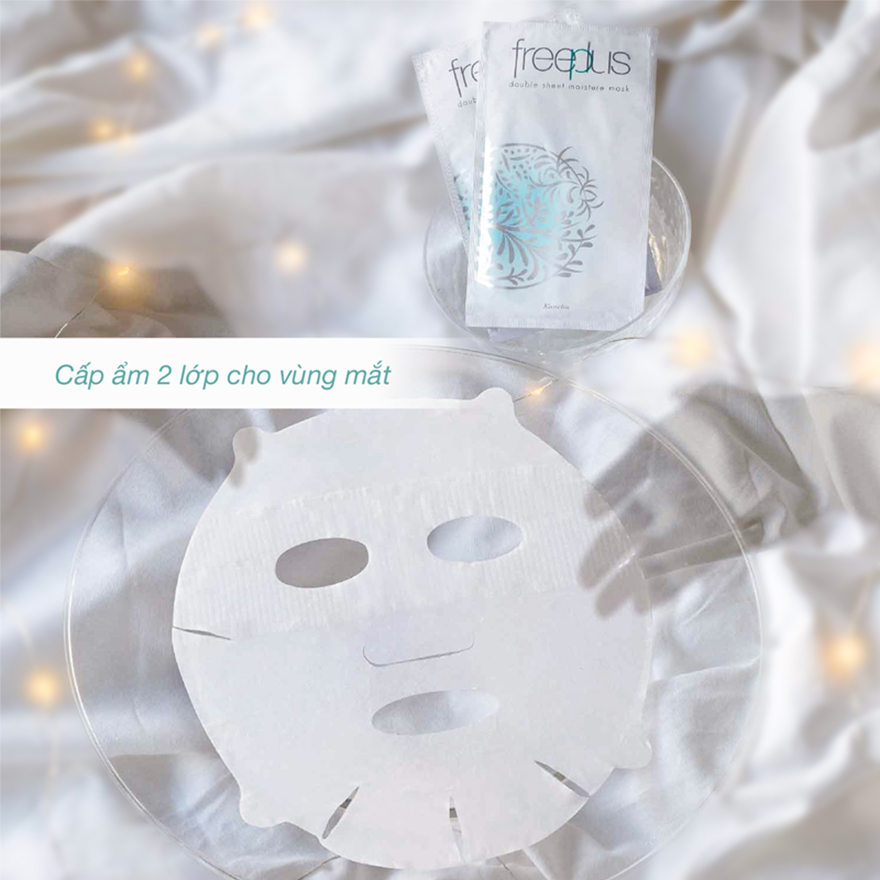Mặt Nạ Dưỡng Ẩm Dịu Nhẹ Freeplus Double Sheet Moisture Mask