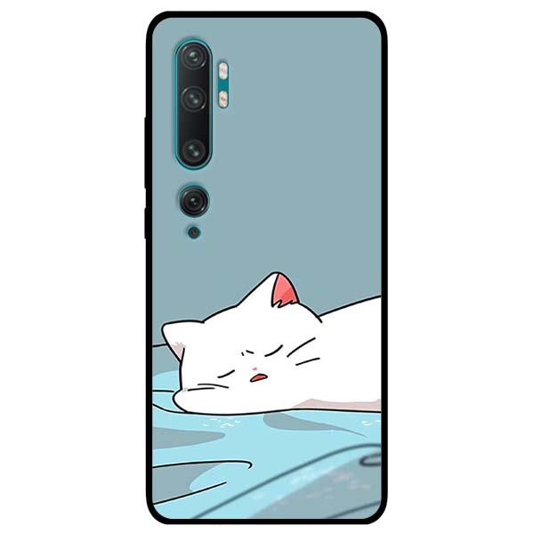 Ốp lưng dành cho Xiaomi Mi Note 10 / Mi Note 10 Pro - Mèo Con Nằm Ngủ