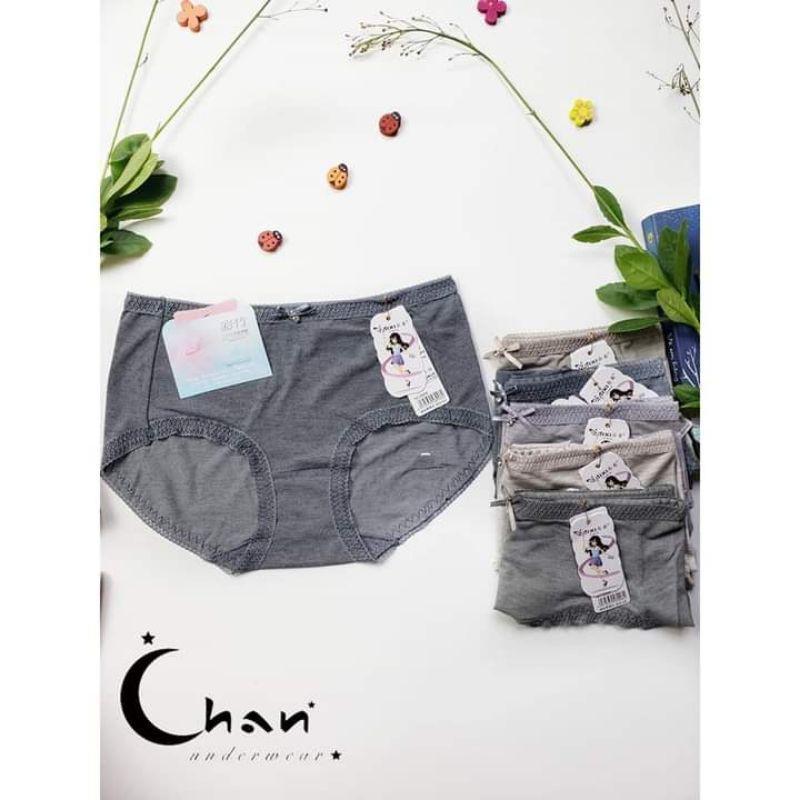 10 quần lót cotton lạnh viền ren kháng khuẩn cao cấp