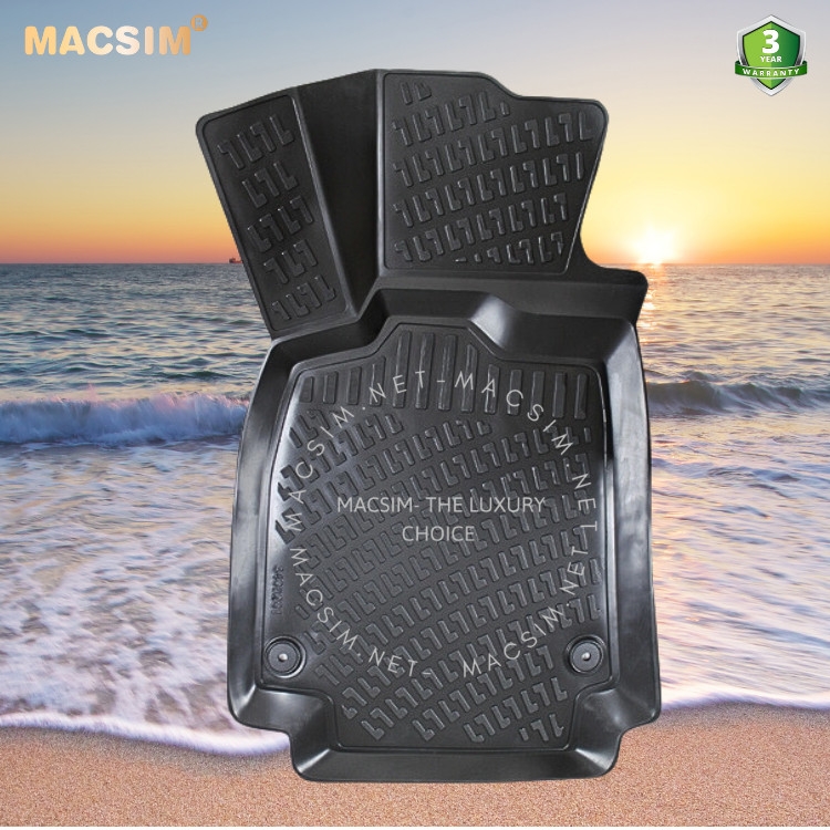 Thảm lót sàn ô tô nhựa TPU Silicon Audi A6 C7 (Typ 4G ) / c7 facelift 2011-2018 Nhãn hiệu Macsim