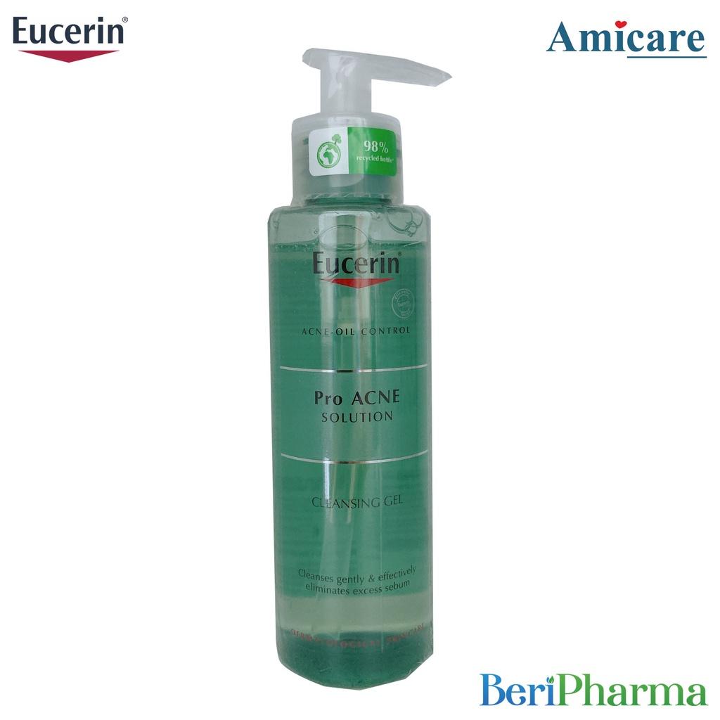 Eucerin Proacne Cleasing Gel - Gel Rửa Mặt Dành Cho Da Nhờn Mụn 200ml