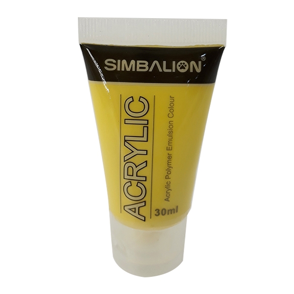 Màu Vẽ Simbalion Acrylic 30ml NAC30 - 21 - Vàng Ngà Voi