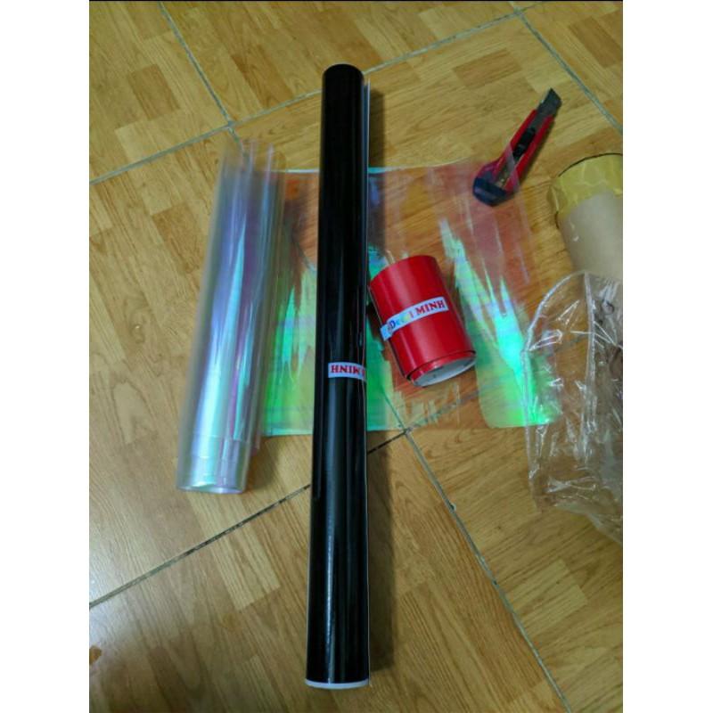 Combo 5 mét DECAL PVC đủ màu bóng dán xe, trang trí nhà cửa