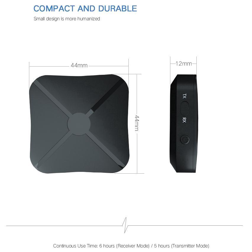 Bộ Thu Phát KEBIDUMEI Âm Thanh AUX Bluetooth4.2 3.5mm Không Dây 2 Trong 1