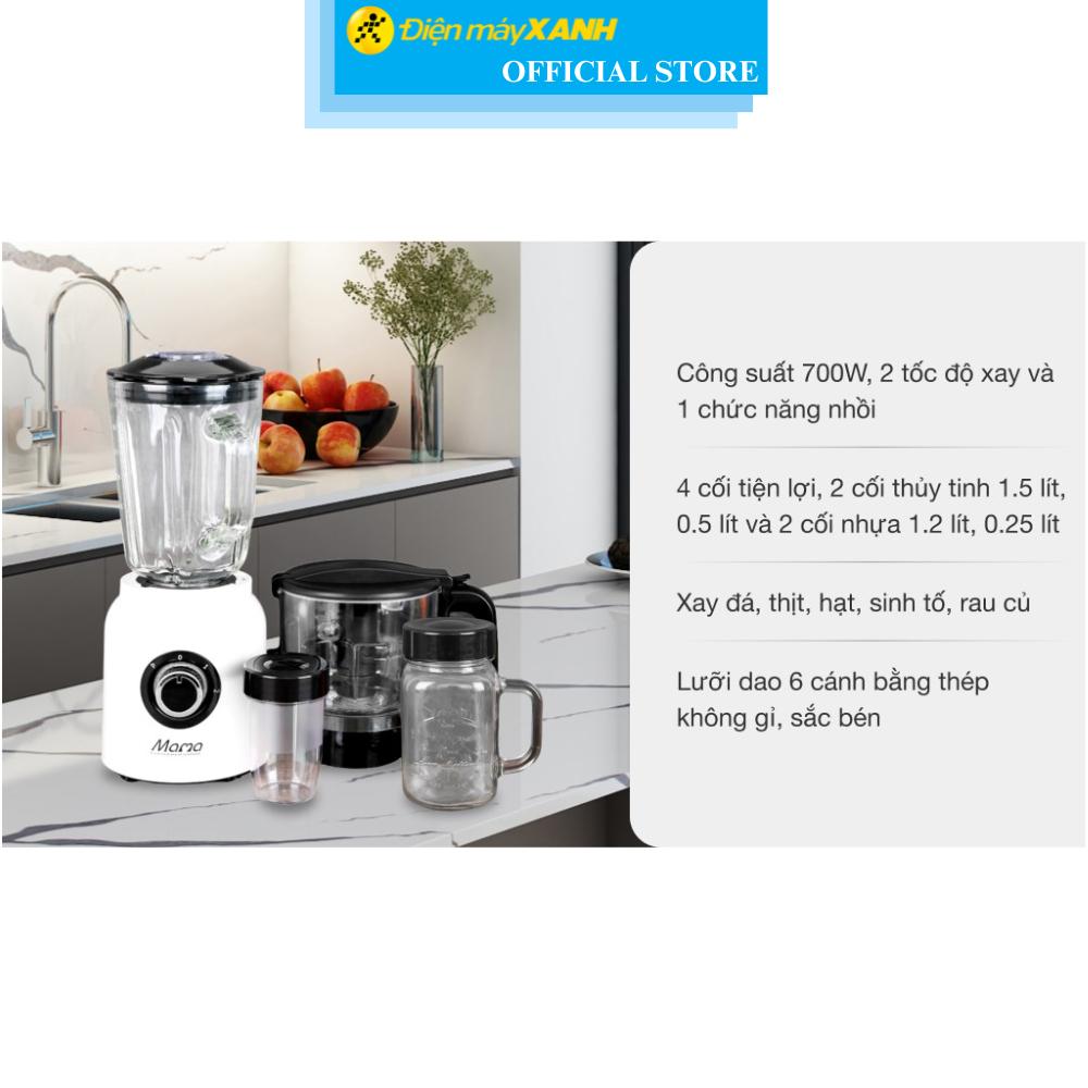 Máy xay sinh tố đa năng Sunhouse Mama SHD5353W - Hàng Chính Hãng