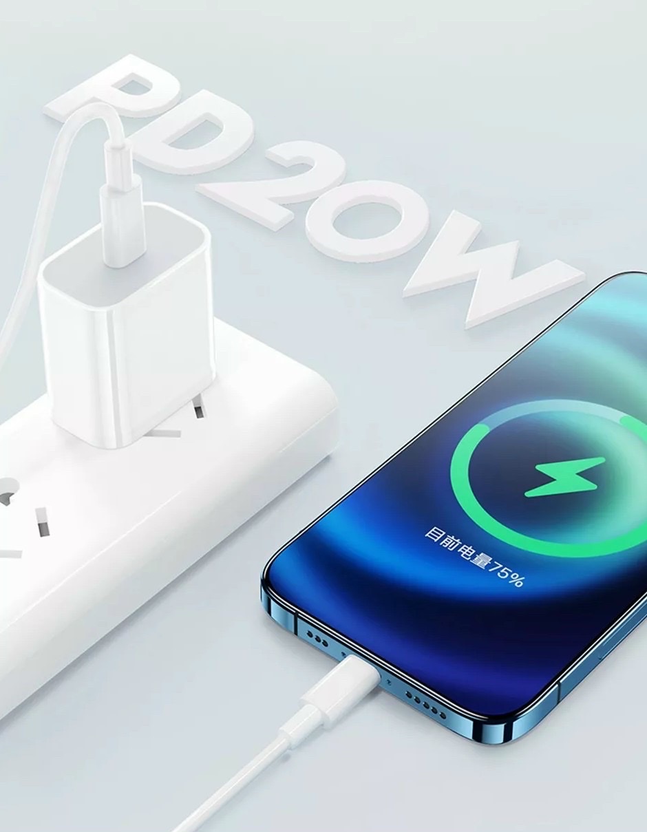 Bộ sạc nhanh Wiwu Power Adapter 20w Dành Cho Iphone Hỗ Trợ Sạc Nhanh, Tự Điều Chỉnh Dòng Sạc An Toàn - Hàng Chính Hãng