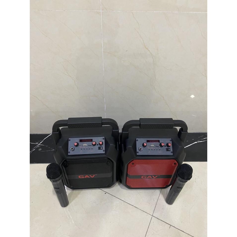 Loa karaoke K5 GAV co 1 Míc có dây 6 inch 5 bán chạy năm 2022