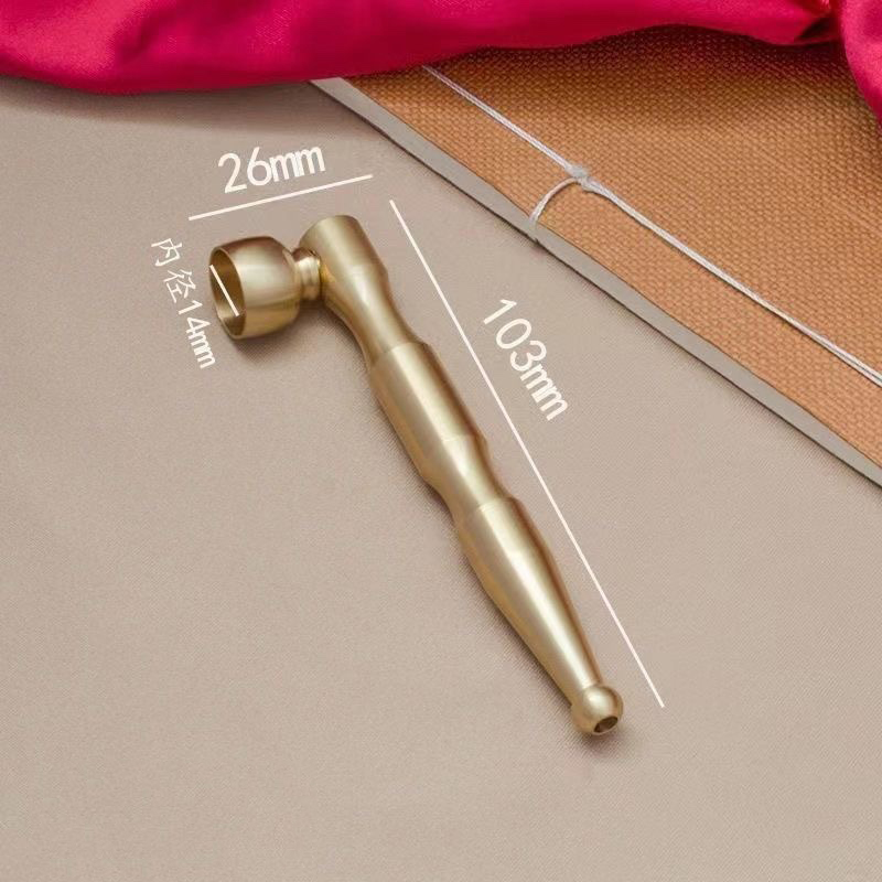 Tẩu lọc thuốc l,á bằng đồng cao cấp, Dùng cho được cả Sợi và điếu : Lớn + Vừa + Nhỏ, có thể tháo rời và vệ sinh !