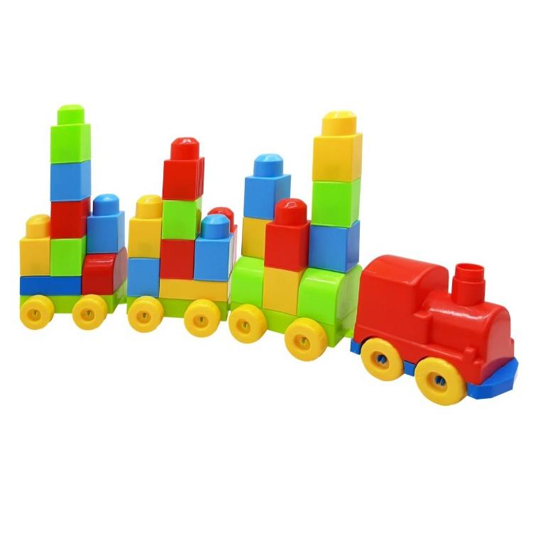 Đồ chơi Xếp hình mầm non Sato Blocks 36 chi tiết cho bé từ 18 tháng tuổi SATO073