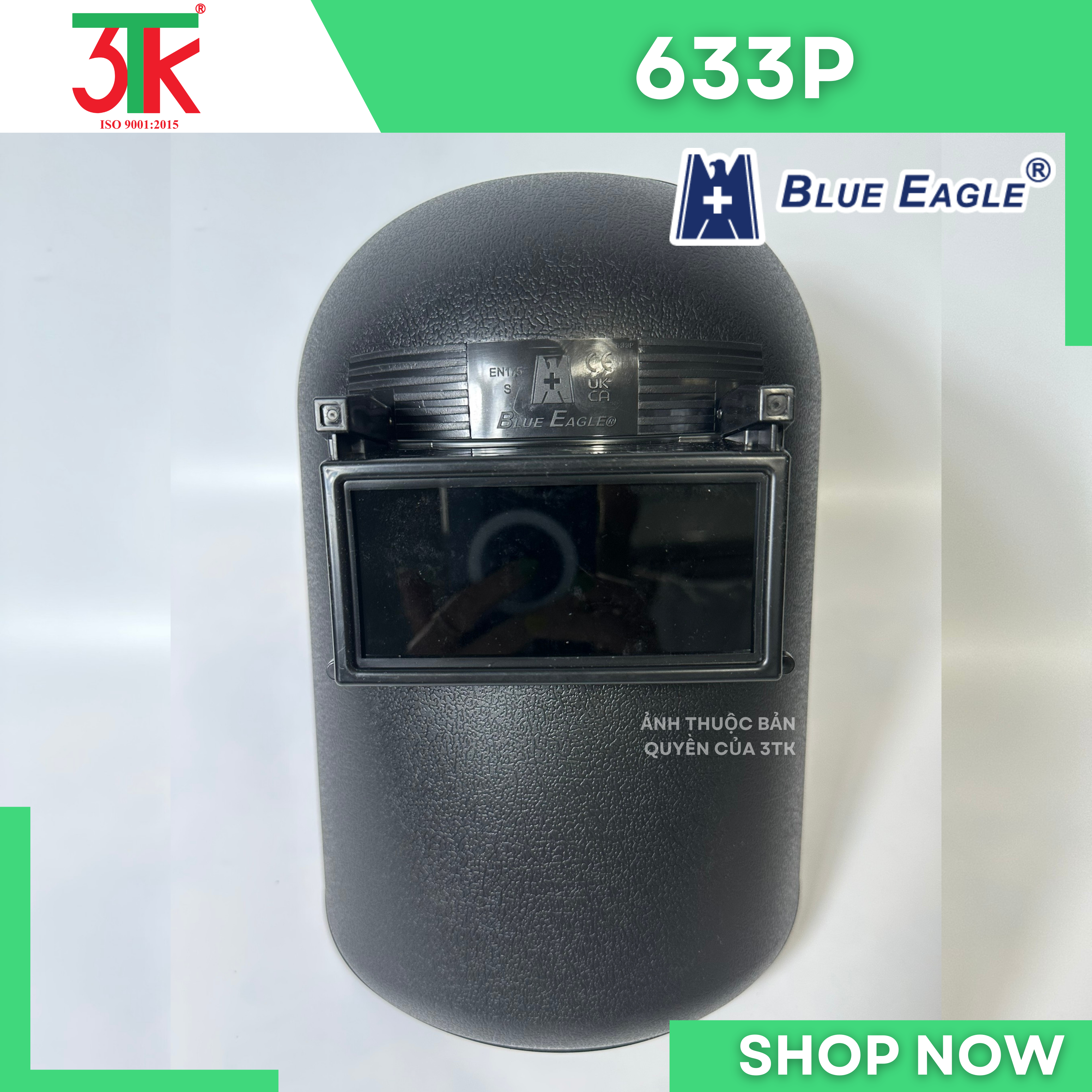 Mặt nạ hàn đội đầu Blue Eagle 633P