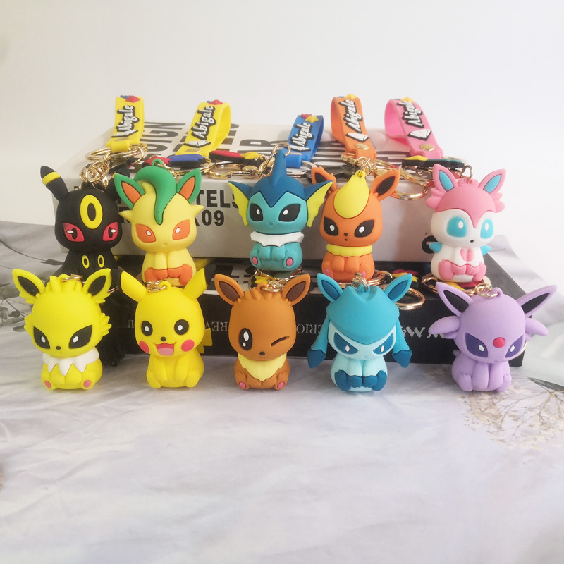 Móc chìa khóa hoạt hình Pokemon