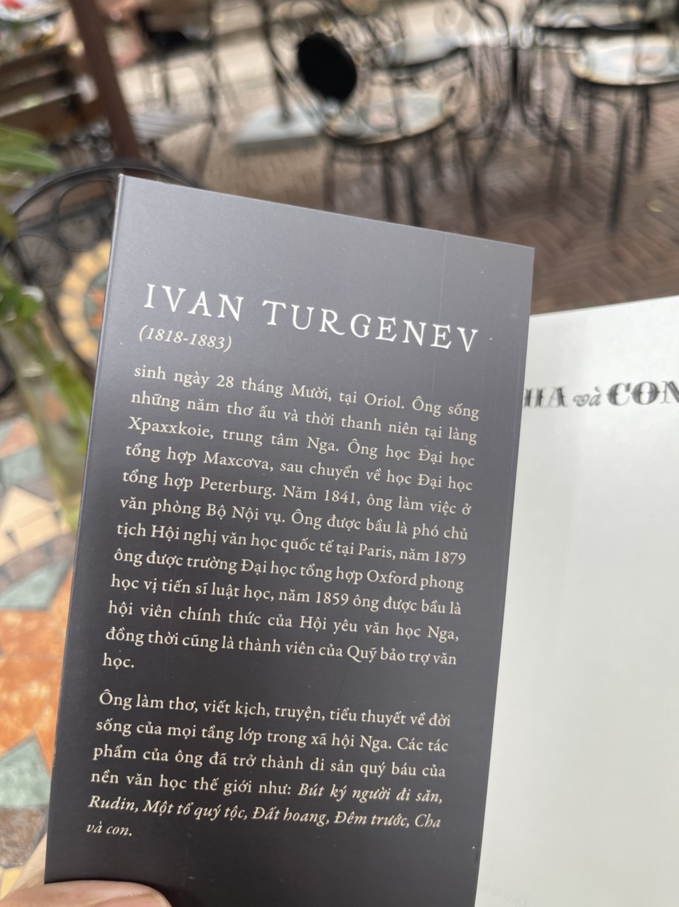 CHA VÀ CON – Ivan Turgenev – Hà Ngọc dịch – Nhã Nam – NXB Văn Học