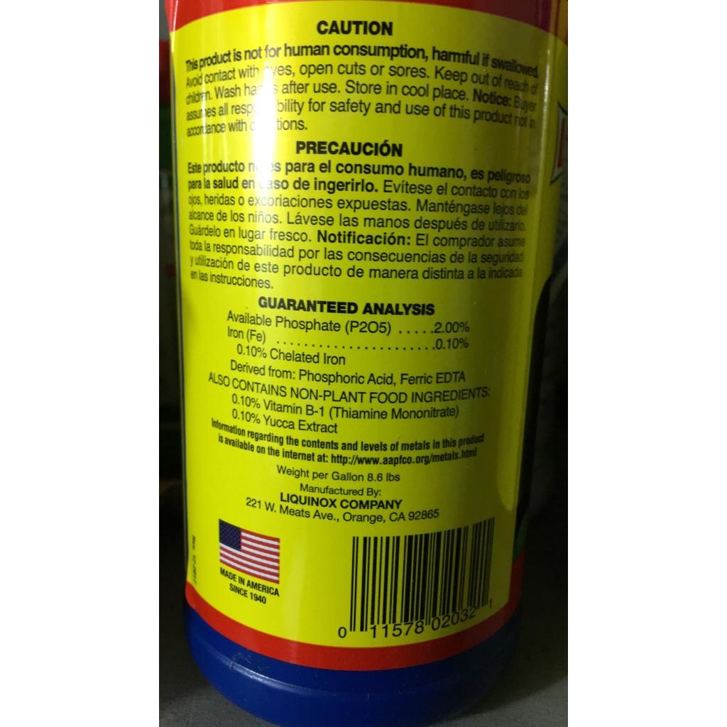 Phân bón lá Vitamin B1 Star 0-2-0 946ml nhập khẩu từ Mỹ