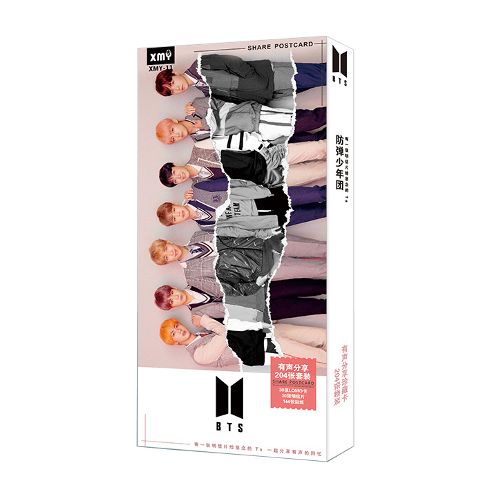 Bộ ảnh bưu thiếp BTS 204 món mới