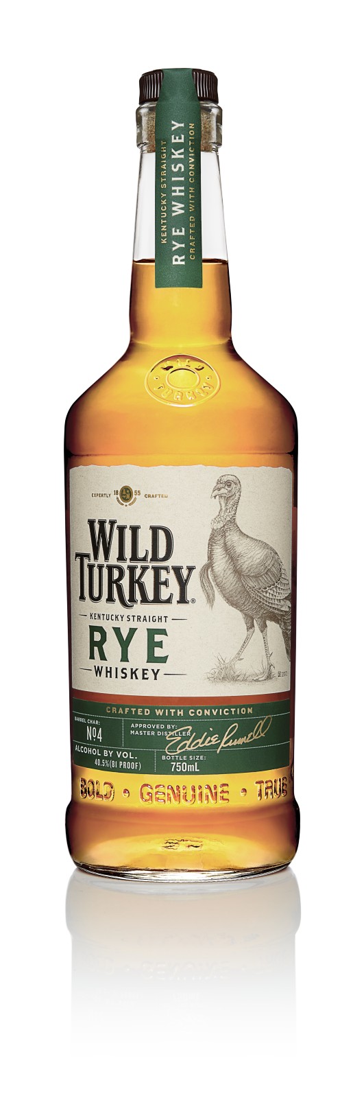 Rượu Wild Turkey Kentucky Straight RYE Whiskey 40.5% 1x700ml