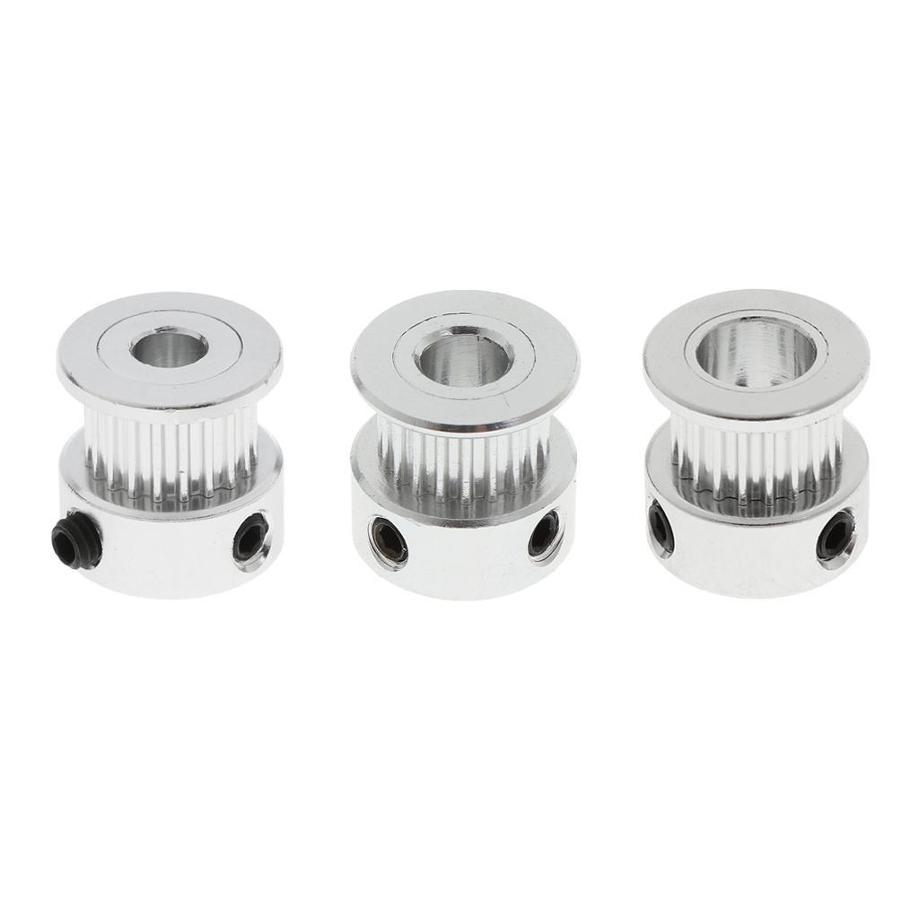 20T 2GT Timing Pulley Gear Wheel Bore 6mm Width Belt For 3D Printer With Screws