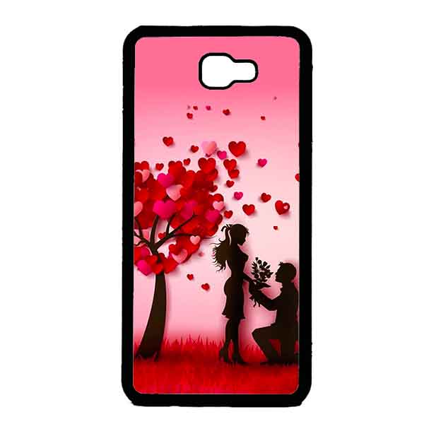 Ốp Lưng in cho Samsung J5 Prime Mẫu NỀN TRÁI TIM 1 - Hàng Chính Hãng