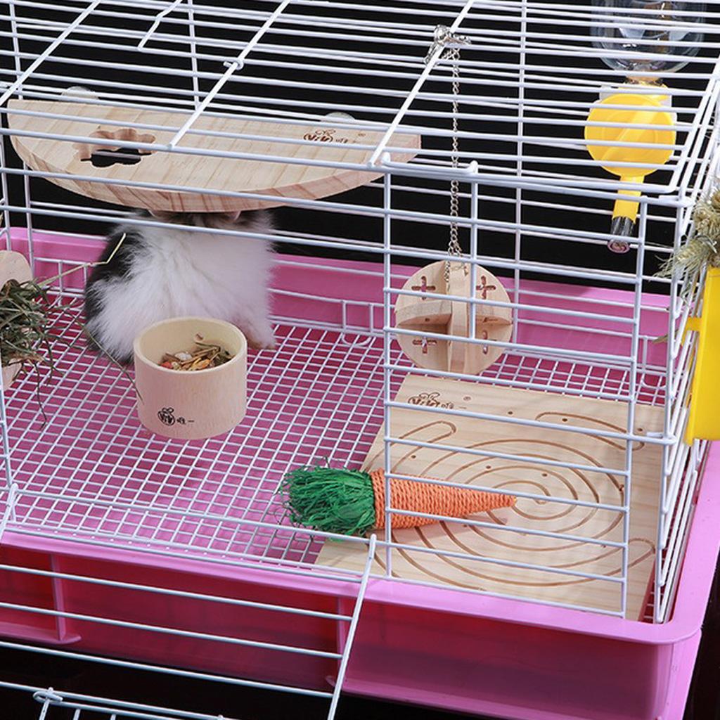 Pet Hamster Mat Bed Rabbit Wooden Claws Scratching Board Squirrel Play Toy