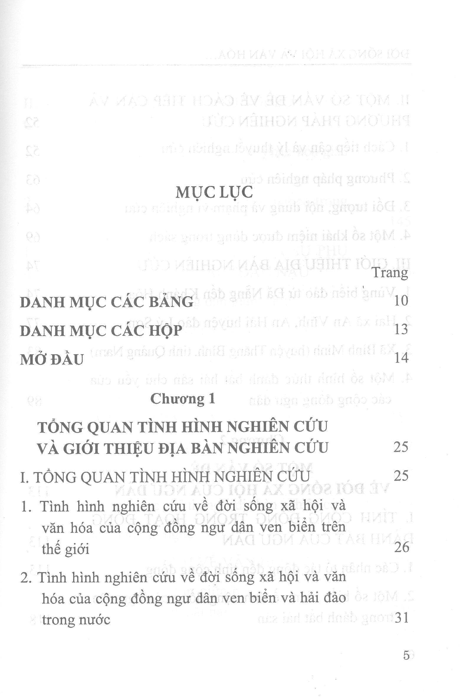 Đời Sống Xã Hội Và Văn Hóa Của Cộng Đồng Ngư Dân Ven Biển Và Hải Đảo Từ Đà Nẵng Đến Khánh Hòa – Góc Nhìn Dân Tộc Học