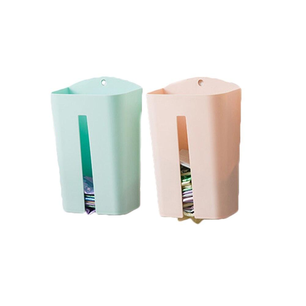 1 PC garbage bag storage box kitchen bedroom bathroom storage rack organize bag home creative plastic bag dispenser