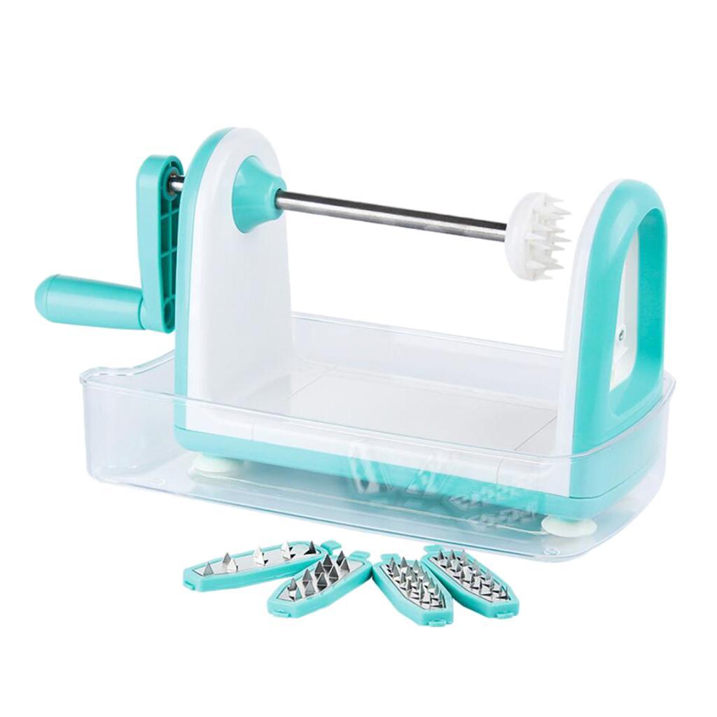 Manual Spiral Slicer Cutter Kitchen Vegetable Cutting Tools Gifts For Christmas