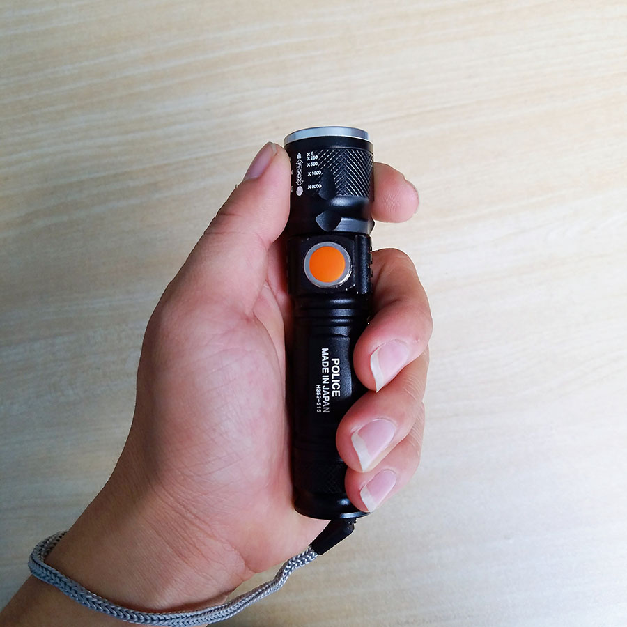 Combo Đèn pin siêu sáng sạc USB nhỏ gọn Nhật Bản + Giá gắn đèn pin xe đạp – Hàng nhập khẩu