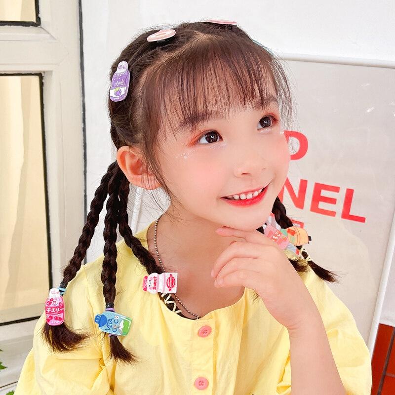 Kẹp Tóc Mái Hình Bình Sữa Và Nước Ngọt Đáng Yêu Cho Nữ Và Bé Gái Phụ Kiện Tóc