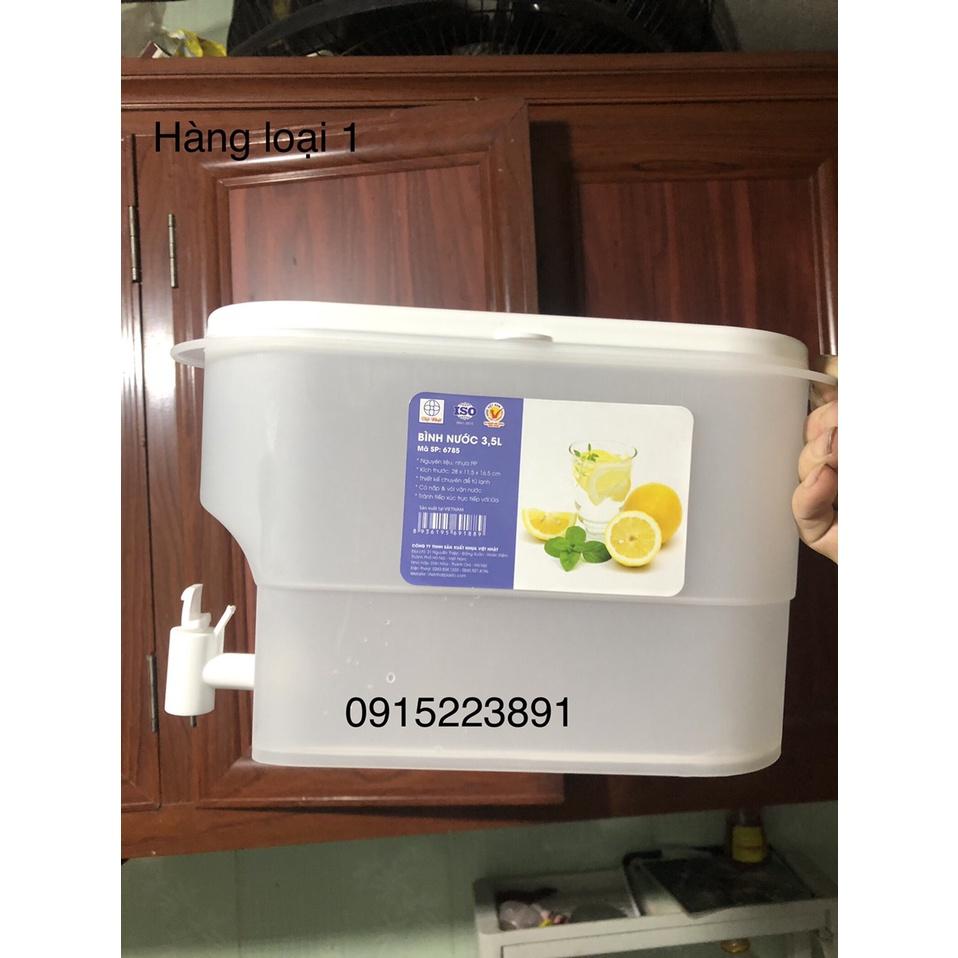 Bình Nước 3.5L Có Vòi Để Tủ Lạnh Cao Cấp, Đựng Nước Trà, Nước Trái Cây Tiện Lợi Đa Năng Ngăn Nắp