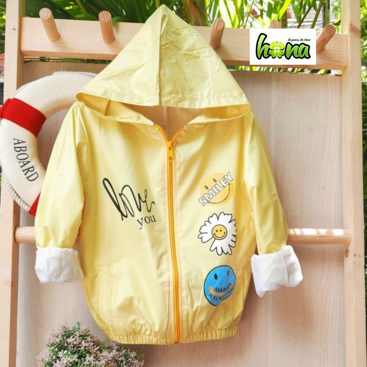 G00000515 Áo khoác dù đẹp cho bé gái, chất vải dù nhập cao cấp mềm mại có lót lớp lưới cotton