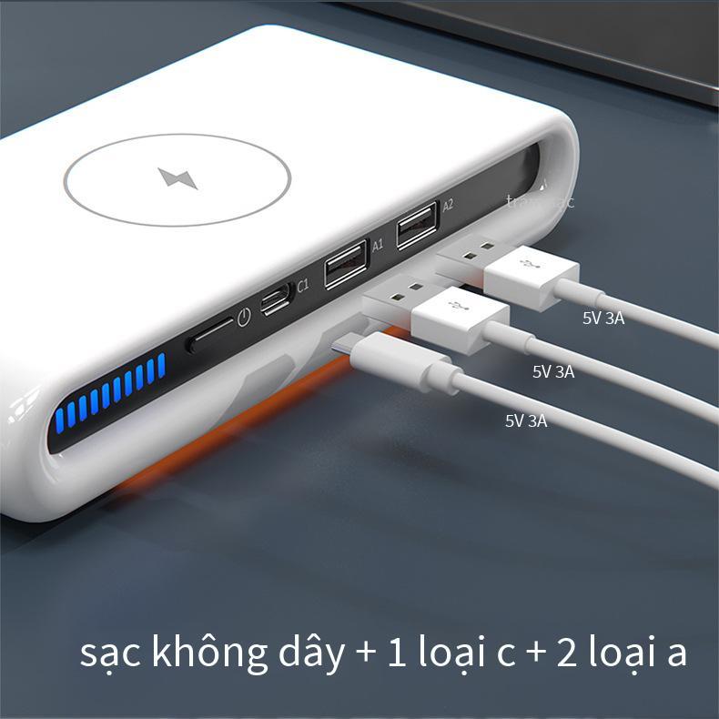 Bộ sạc không dây USB kép đa chức năng thuận lợi nhất Bộ sạc không dây 4 trong một 15W QC3.0 sạc nhanh trạm sạc USB đa cổng