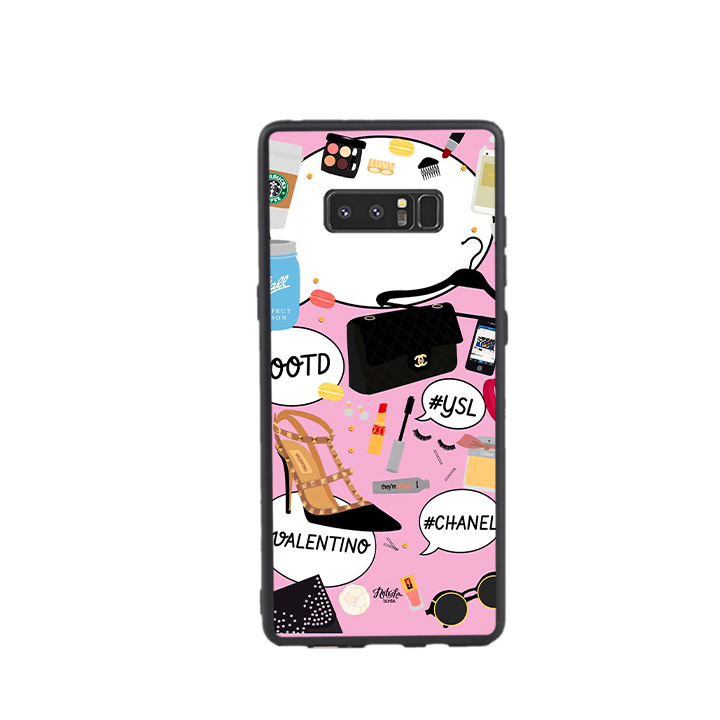 Ốp lưng viền TPU cao cấp cho Samsung Galaxy Note 8 - Dream Girl 01