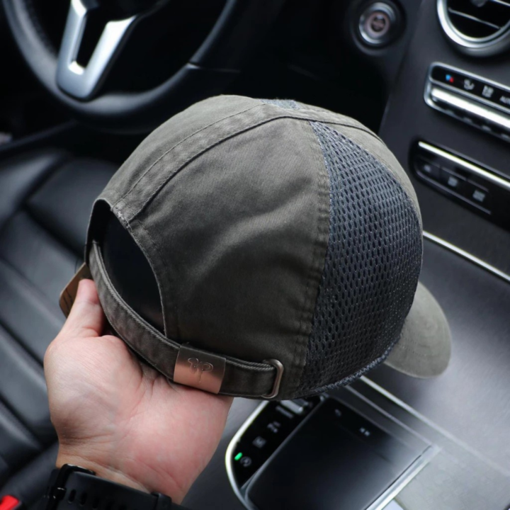 Nón kết, mũ lưỡi trai chữ Classic phối vải kaki form chuẩn thời trang đường phố siêu đẹp (Ảnh thật)