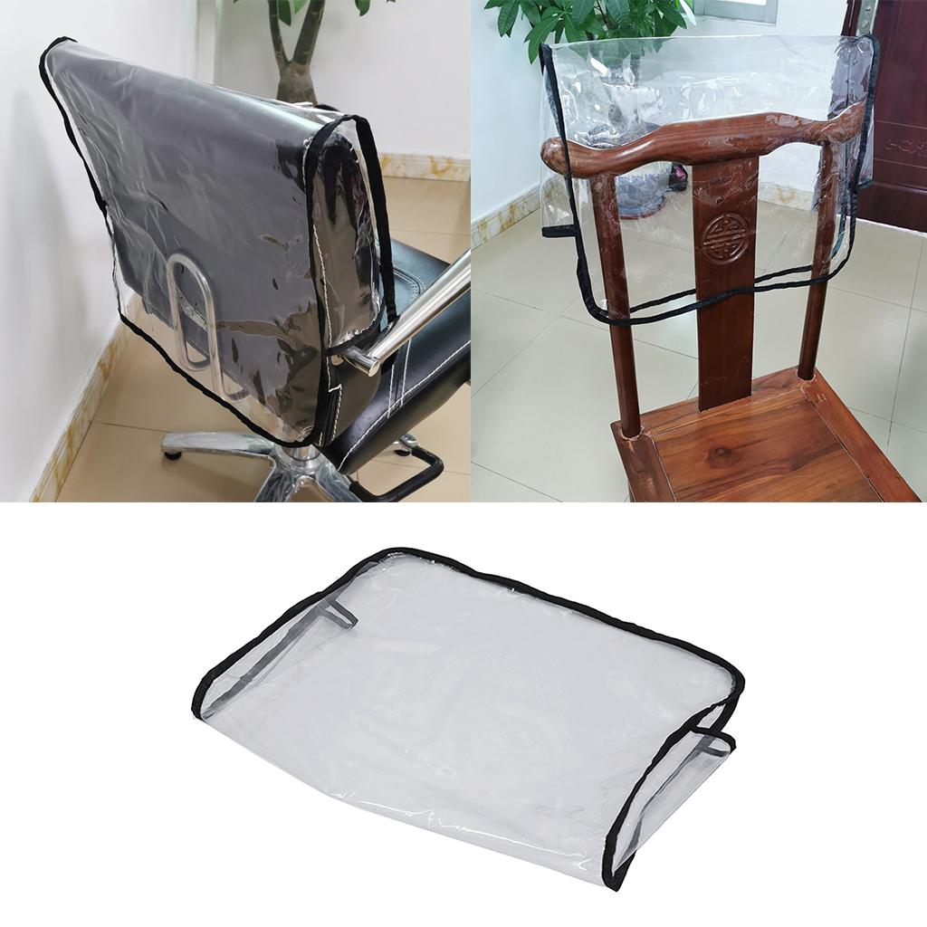 4x Hairdressing Chair Back Covers Salon Beauty Plastic Cover Protective