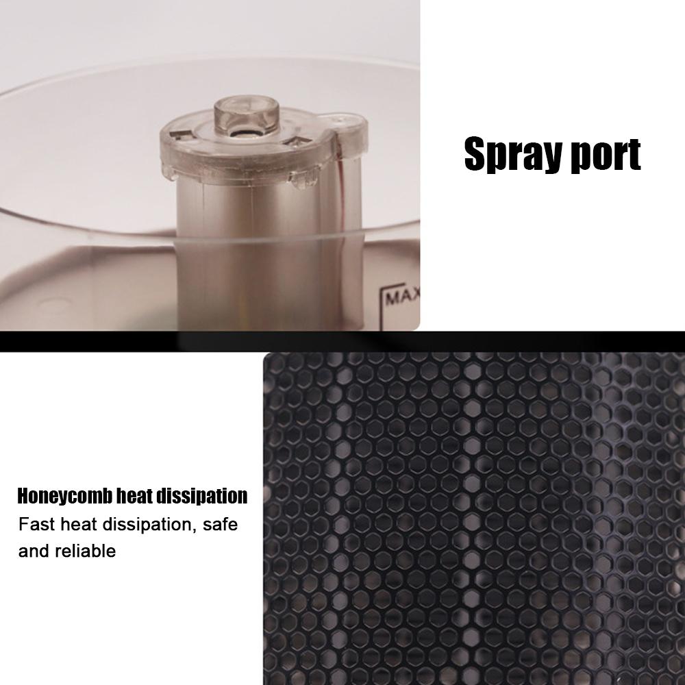 3-in-1 Space Heater & Humidifier Night Light Air Heater Humidifier Ceramic Heating Negative ion Warm Fog Space Heater