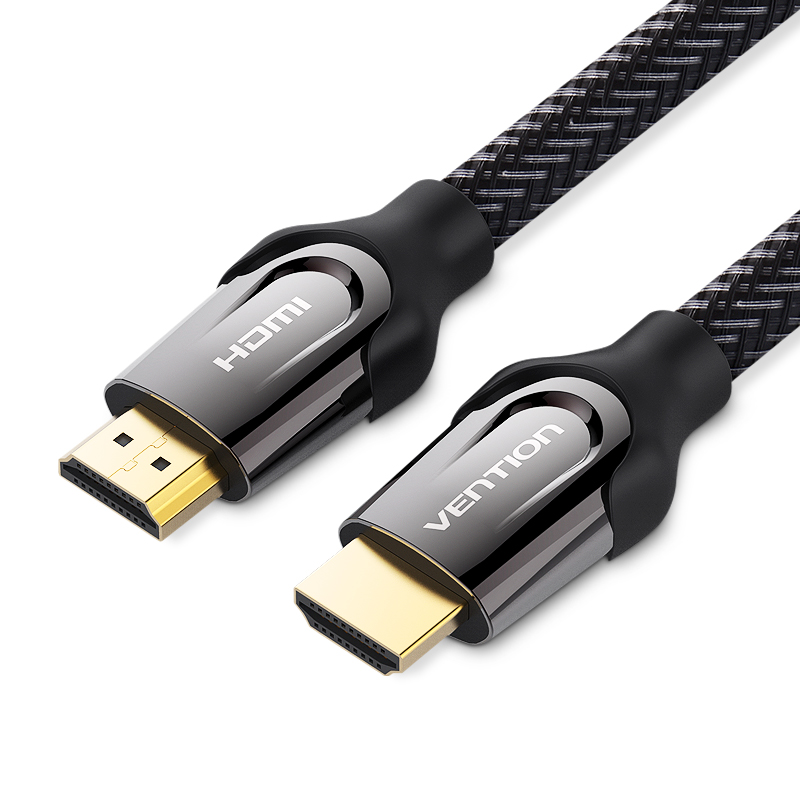 Cáp HDMI tròn 2.0 bọc nylon Vention VAA-B05 (1,5m - 3m) - Hàng Chính Hãng