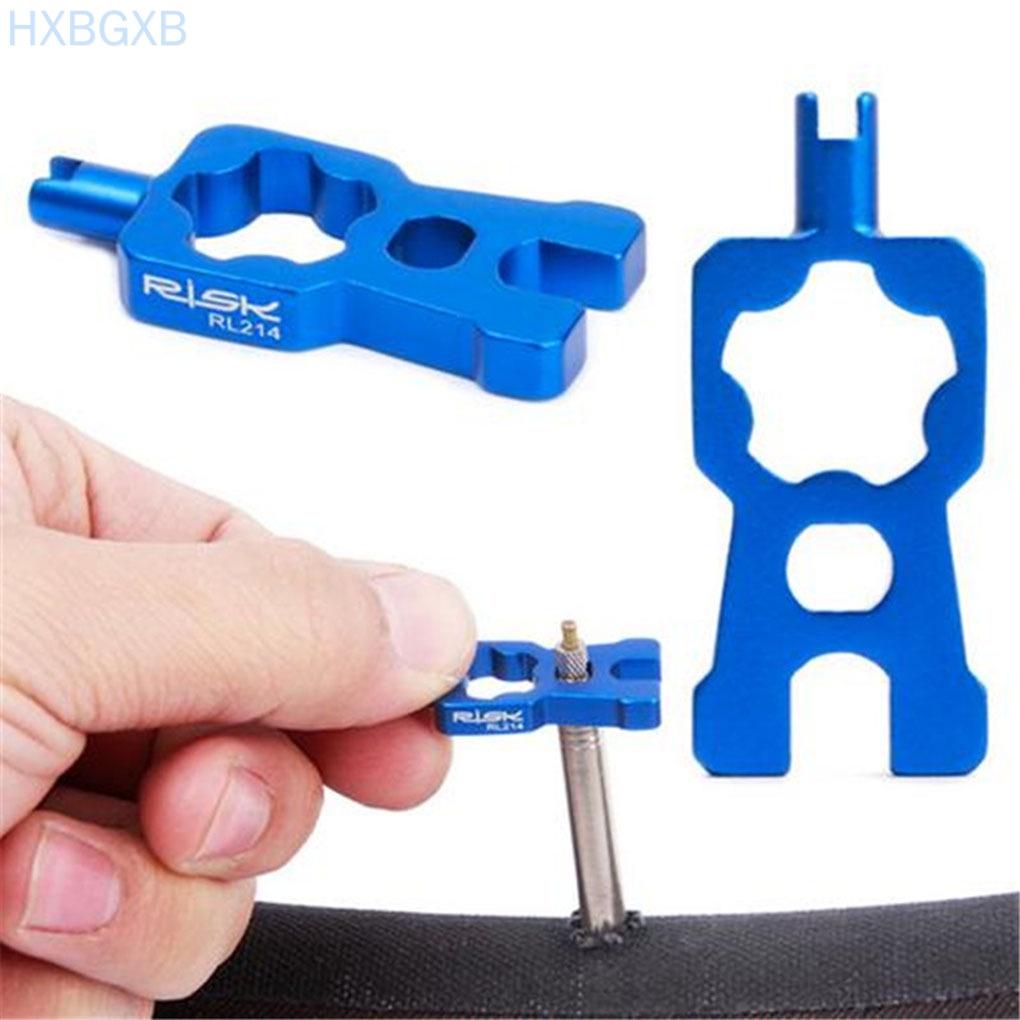 Aluminum Alloy Valve Core Remover Multifunctional Bike Tire Valve Removing Tool Bicycle Repair Tool