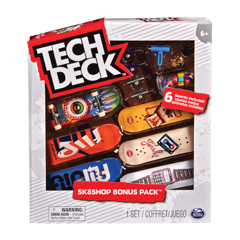 Đồ Chơi TECH DECK Combo 6 Ván Trượt Tech Deck 6028845 - Giao hàng ngẫu nhiên