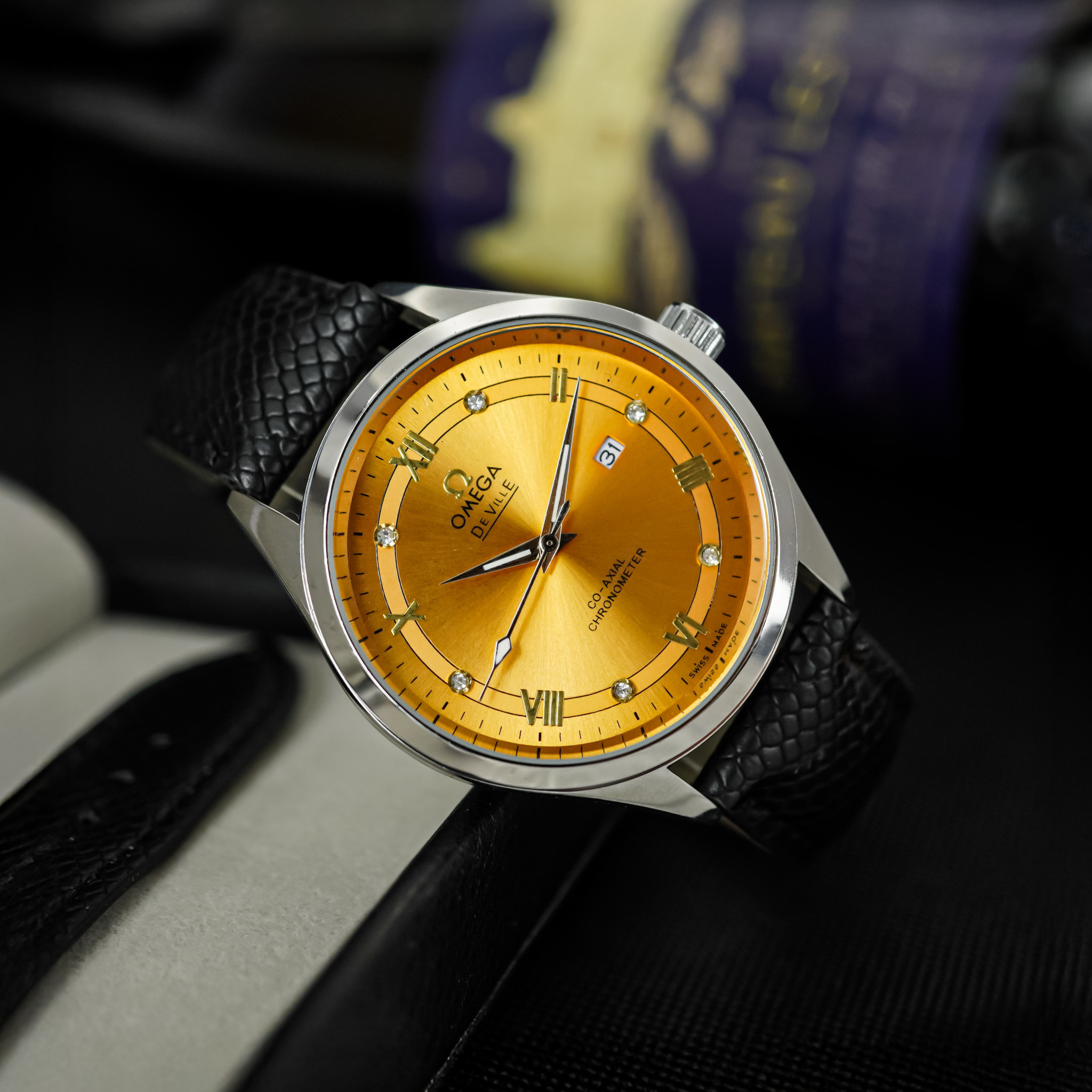 Đồng hồ đeo tay Omega B713 Máy Pin Hàng chính hãng