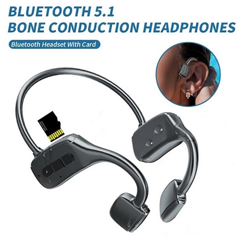 Tai Nghe Bluetooth G2 Truyền Âm Qua Xương Hỗ Trợ Thẻ Nhớ TF