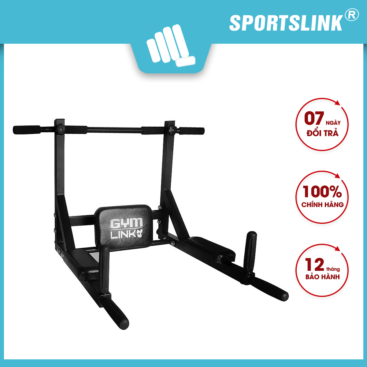 Xà đơn khoan tường đa năng Sportslink Wall Pull Up Bar GLS1009