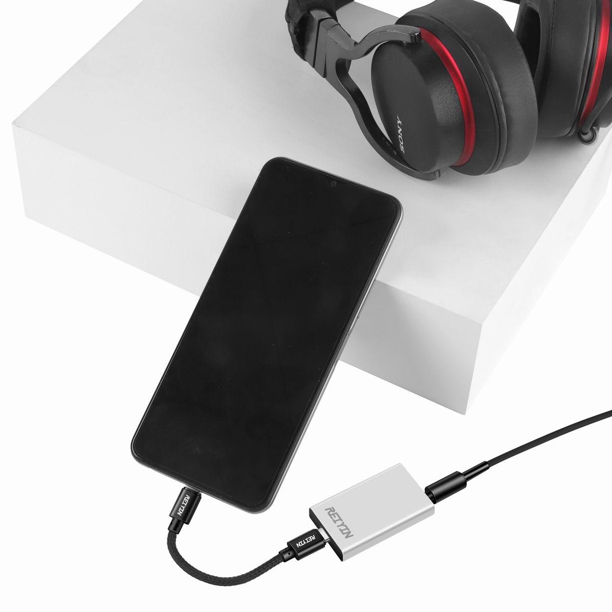 Reiyin Da-Pro ES9038Q2M HIFI USB DAC AMP Bộ khuếch đại tai nghe DSD512 PCM 768KHz 3.5