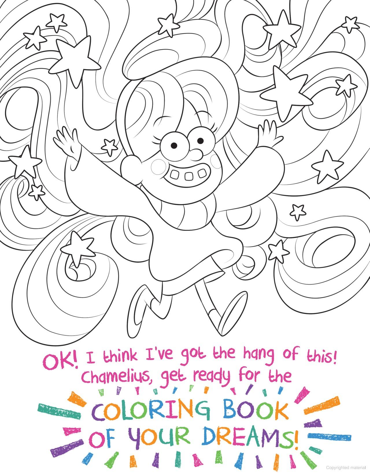 Sách ngoại văn: Gravity Falls - Don't Color This Book! - It's Cursed!