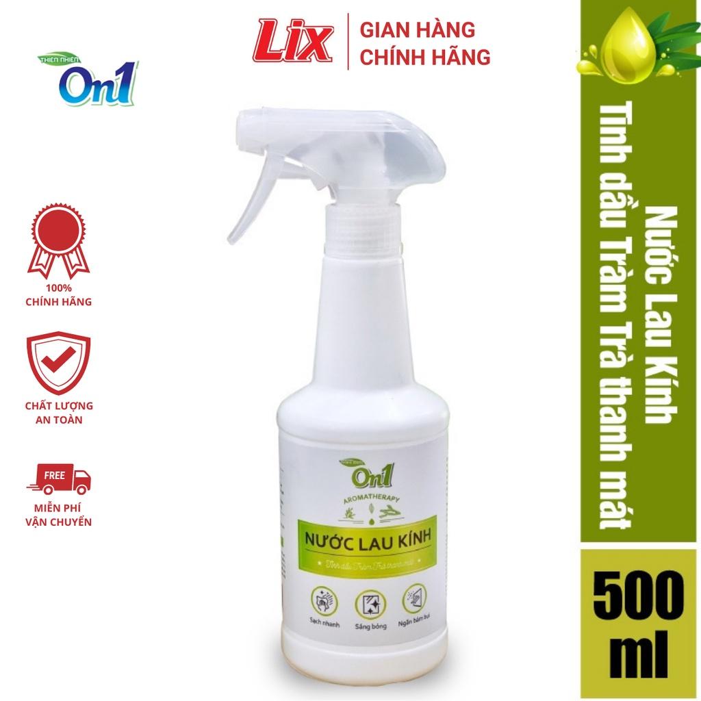 Nước lau kính On1 500 ml CH20, Vệ sinh sạch bụi bẩn, cặn bám lâu ngày vách kính, gương nhà tắm, cửa sổ đa năng