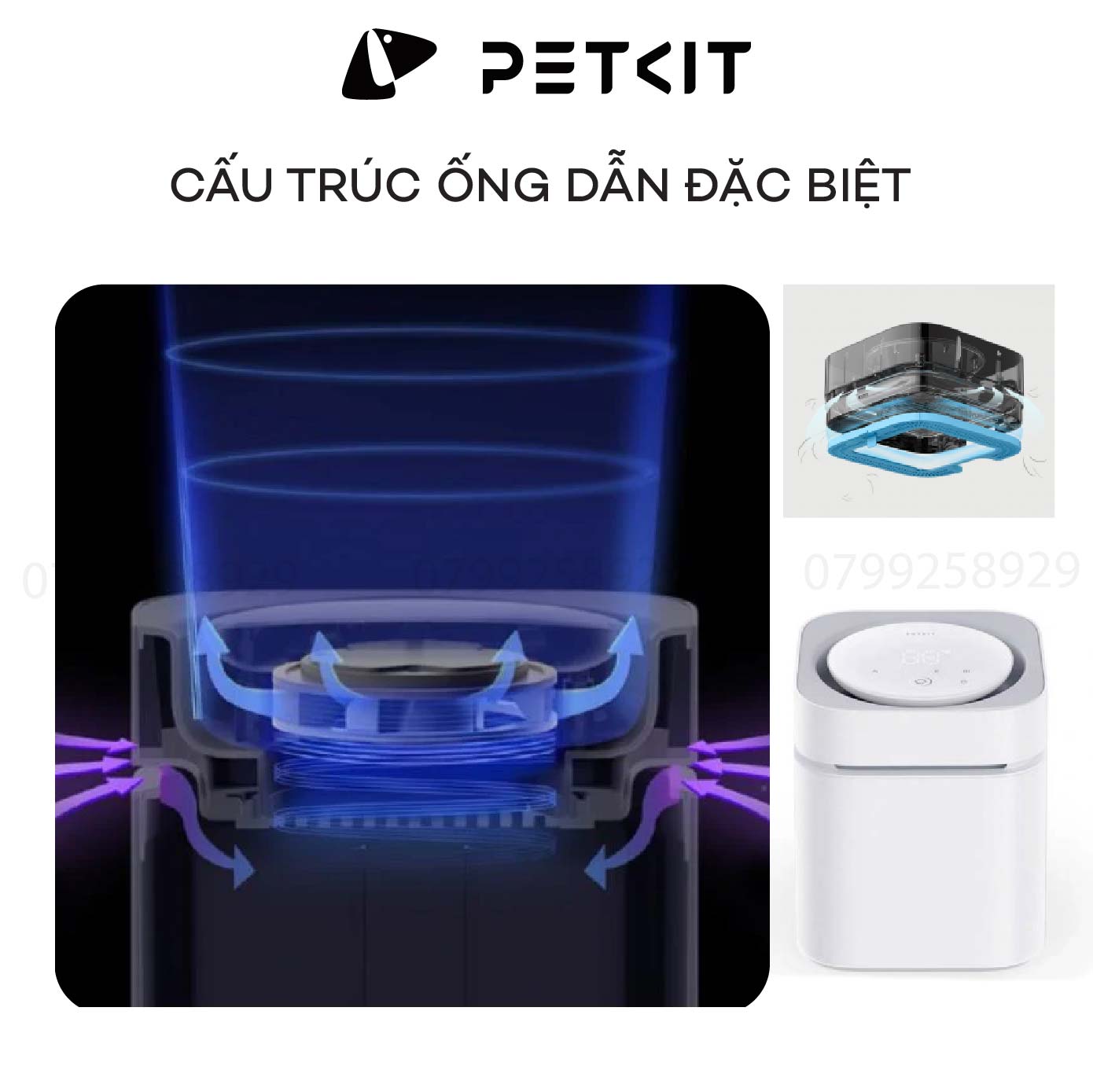 Máy Khử Mùi Diệt Khuẩn Petkit Air Magicube