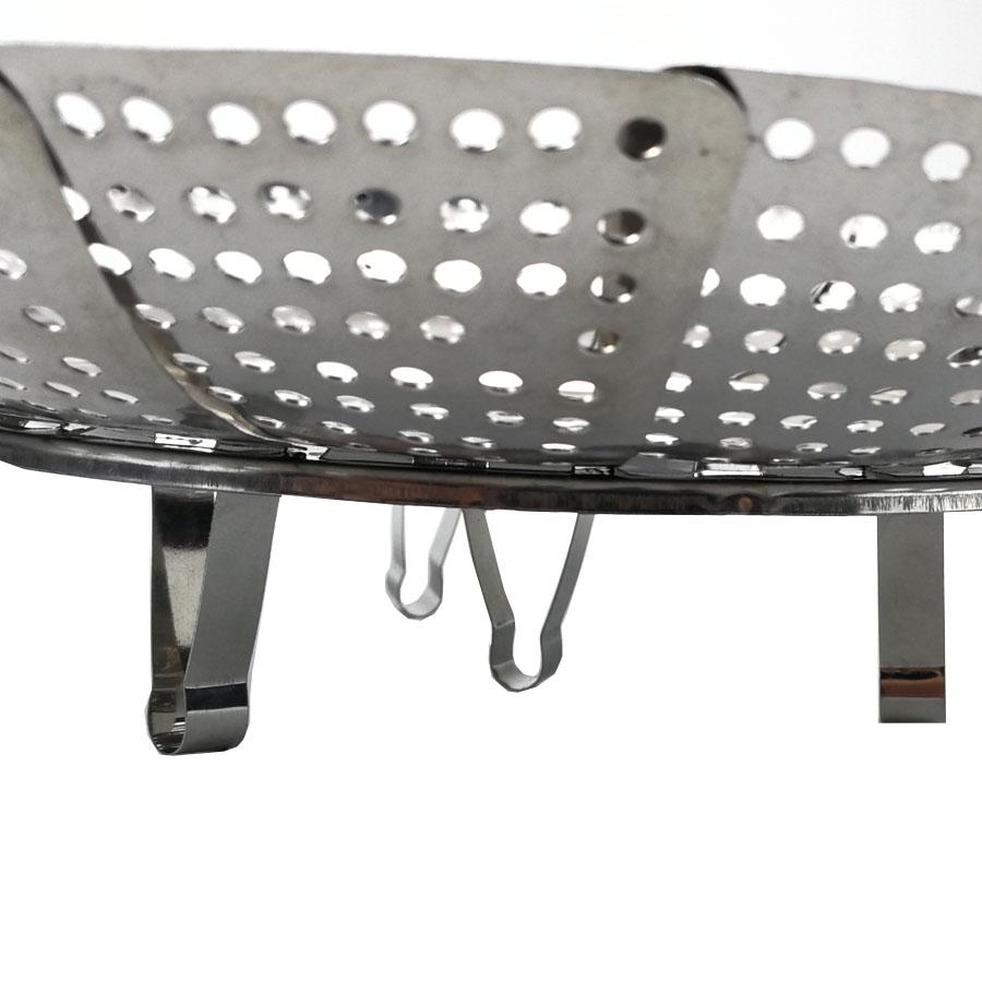Giá Inox Gấp Gọn Gl0051. Tặng Kẹp Inox304 Đa Năng. Sử Dụng Nấu Xôi, Hấp Cách Thủy Đa Năng. - Giao Hàng Toàn Quốc