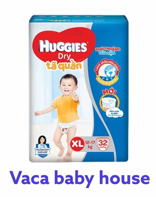 TÃ QUẦN HUGGIES DRY M40/L36/XL32/XXL28