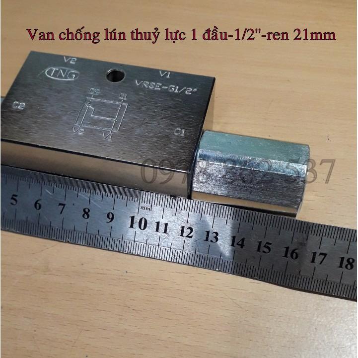 Van chống lún thuỷ lực 1 đầu - ren 21mm